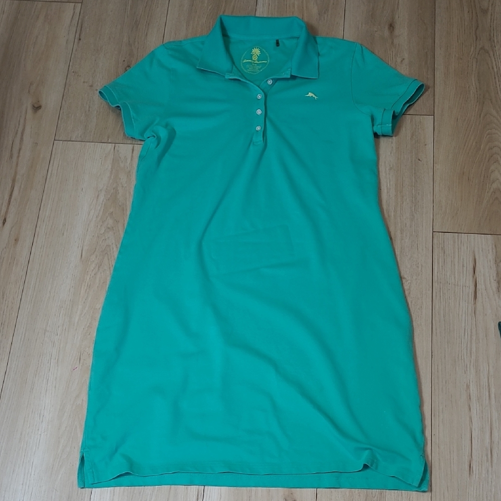 Tommy Bahama Teal Polo Dress Sizw M